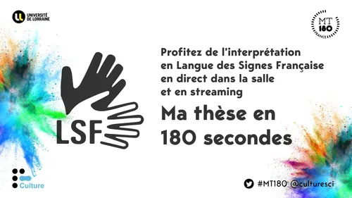 Ma thèse en 180 secondes : la finale sera organisée dans...