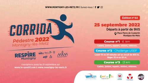 La Corrida pédestre de Montigny-lès-Metz revient pour sa 44e édition 