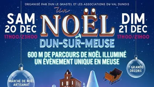 Noël : un parcours illuminé à Dun-sur-Meuse