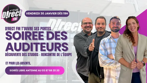 La soirée des auditeurs revient sur D!RECT FM