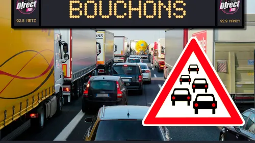 Info trafic : un camion couché sur l'A330 au niveau du Parc des Expos