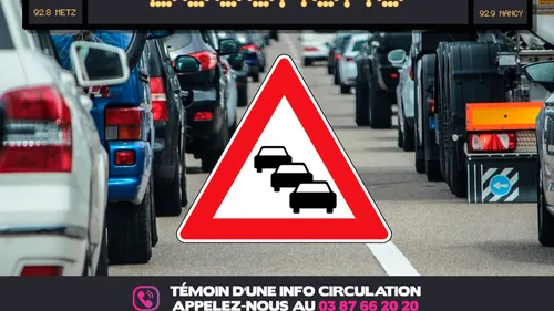 Info trafic : un camion fait une sortie de route et provoque de...