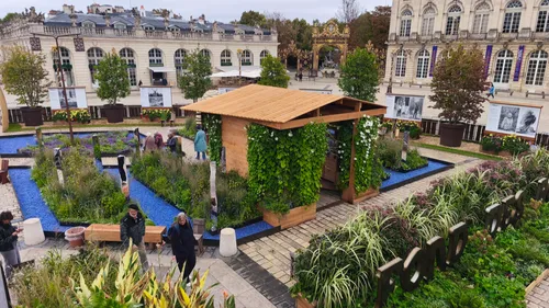 (Photos) : le jardin éphémère prend racine sur la place Stanislas
