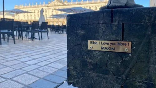 Nancy : une mystérieuse plaque comme déclaration d’amour sur la...
