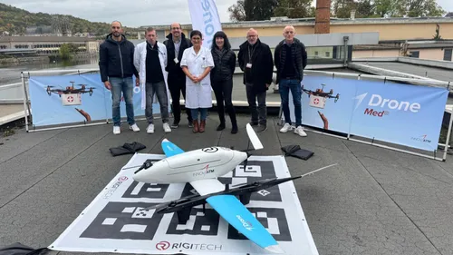 CHRU de Nancy : des drones pour transporter les prélèvements...