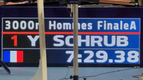 Sport : Yann Shrubb survol le meeting Metz Moselle Athlélor