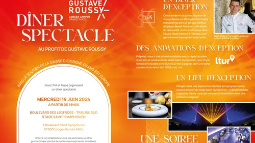 Un chef étoilé cuisine au Gala Gustave Roussy !