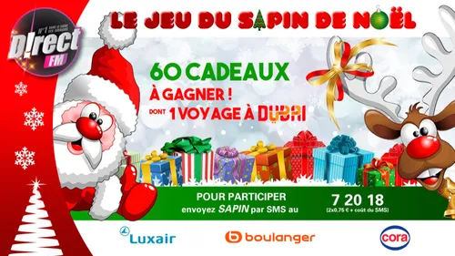 Un voyage à Dubaï et plein d'autres surprises sous le sapin de...