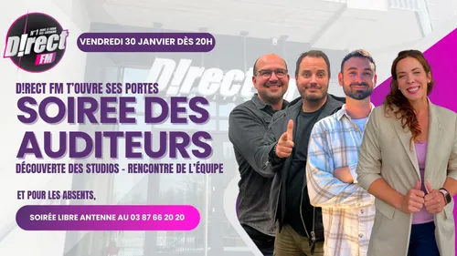 La soirée des auditeurs revient sur D!RECT FM
