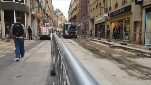 Travaux à Metz : top départ de 2 ans de travaux rue Serpenoise