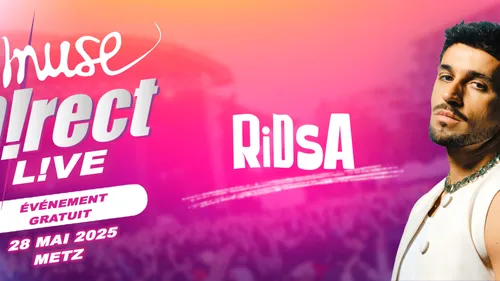 Ridsa : le nouvel artiste présent au Muse D!RECT L!VE