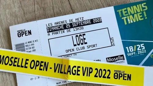 Vos places pour la finale du Moselle Open sont à gagner sur D!RECT FM