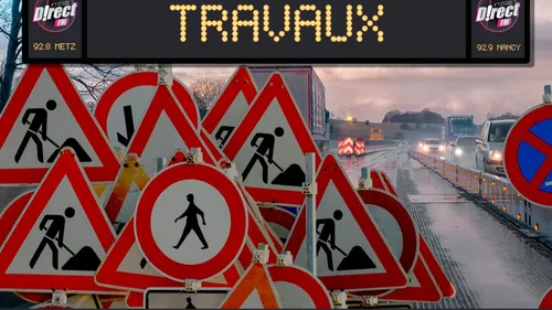 A33 : deux mois de travaux au niveau de Rosières-aux-Salines
