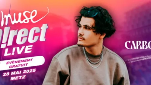Muse D!RECT L!VE : Carbonne sera à Metz le 28 mai