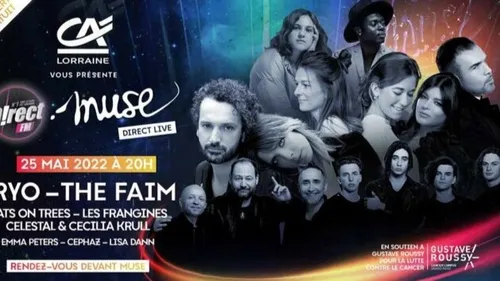 MUSE D!RECT LIVE. Un concert gratuit au profit de la fondation...