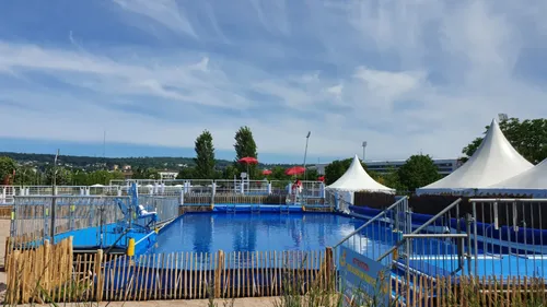 Ouverture de la plage des deux rives à Nancy : une vague de chaleur...