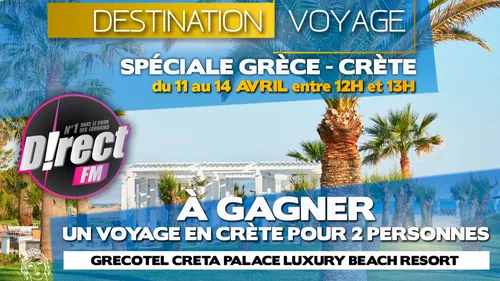 Destination voyage revient pour une émission spéciale Grèce – Crète