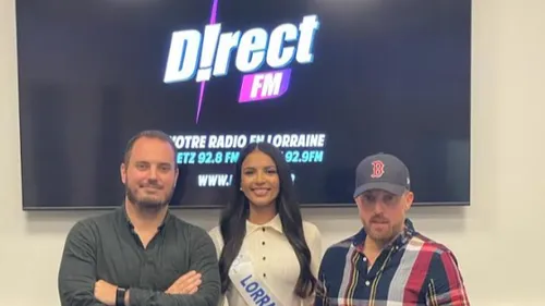 Sarah Aoutar, notre miss lorraine 2022 était dans le Wake Up de...