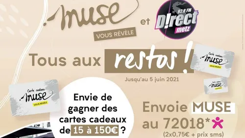 D!RECT FM ET MUSE LANCE L'OPÉRATION "TOUS AUX RESTOS"