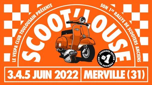 Grand rassemblement de vespas anciens dans la région toulousaine !
