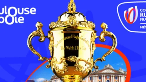 Le trophée de la Coupe du monde de rugby exposé à Toulouse ce jeudi