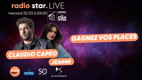 🎤 Radio Star Live : Claudio Capéo et Jeanne en concert
