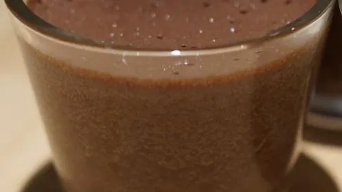 Flan au chocolat et à la banane