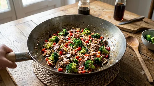 Salade de thon au brocolis