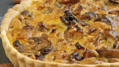 Tarte automnale giroles potimarron