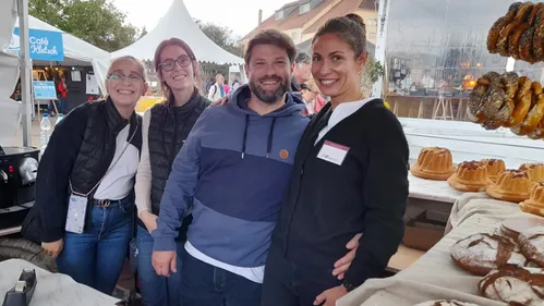 BiObernai côté exposants : le boulanger Thierry Schwartz et son équipe