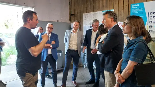 Franck Leroy, Président du Grand Est, en visite dans les...