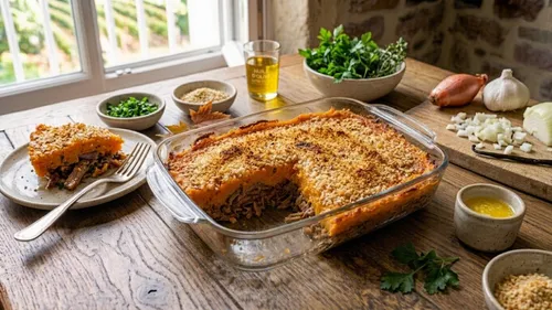 Hachis parmentier de canard aux patates douces