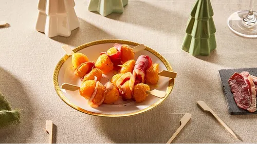 Brochette de butternut et magret