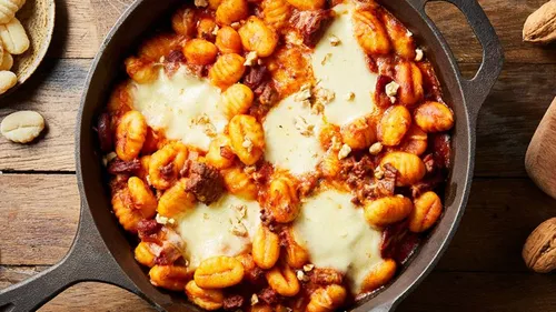 Gnocchis aux chorizo gratinés à la mozzarella