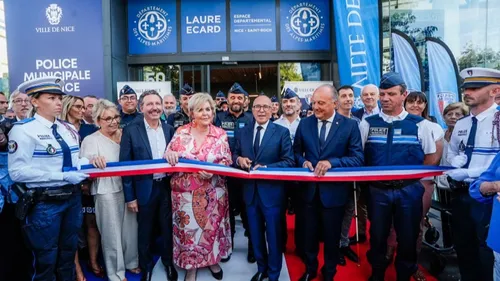 Nice : un nouveau poste de police municipale inauguré à Saint-Roch