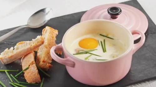 Œuf en cocotte à la crème