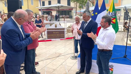 Mandelieu-la-Napoule : inauguration de la place Raymond Belloco