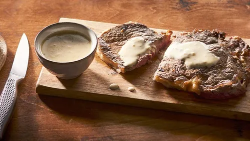 Faux filet de bœuf à la sauce au Neufchâtel