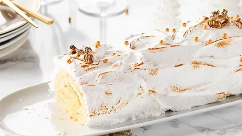 Bûche du réveillon au citron meringué 