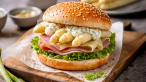 Burger à l’Asperge d’Alsace