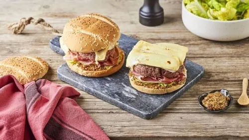 Burger gourmand au reblochon