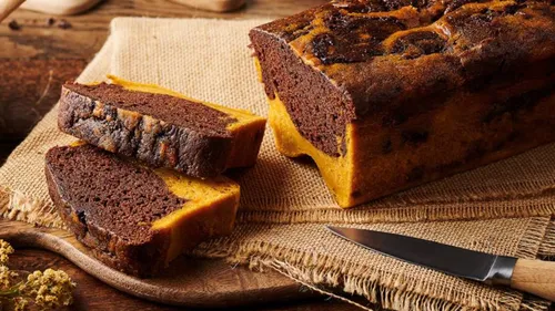 Cake marbré chocolat et potiron
