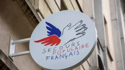 Journée de solidarité organisée par le Secours populaire ce...