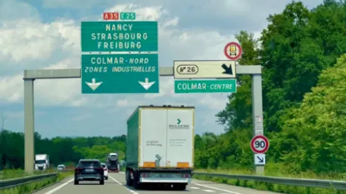 A35 : accident de voiture à Bartenheim