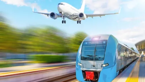 En France, le train est plus économique que l’avion sur les...