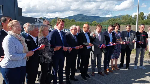L'inauguration de l'abattoir de proximité de Cernay