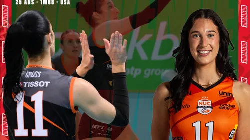 Jasmine Gross, nouvelle recrue américaine pour le Volley Mulhouse...