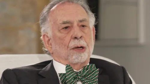 Pour Francis Ford Coppola, présentant son film "Megalopolis" au...