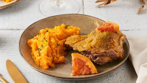 Confit de canard au pamplemousse