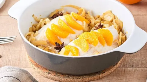 Daurade, fenouil et suprêmes d’oranges